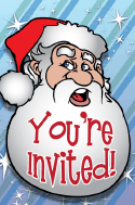 Christmas Santa Claus Invitation