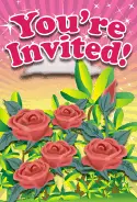 Rose Flower Invitation