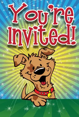 Puppy Collar Invitation