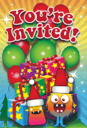 Christmas Monsters Invitation