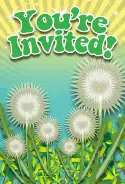 Dandelion Flower Invitation