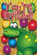 Dinosaur Invitation