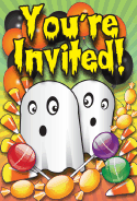 Halloween Ghosts Invitation