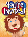 Lion Small Invitation