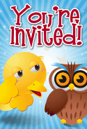 Owl Invitation