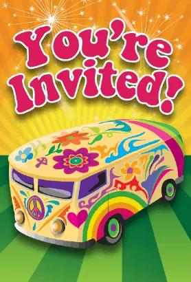 60s Van Invitation