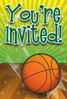 Basketball Invitation