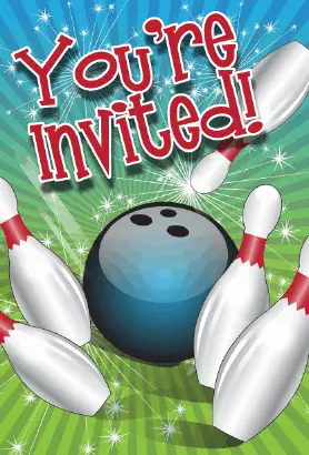 Bowling Invitation