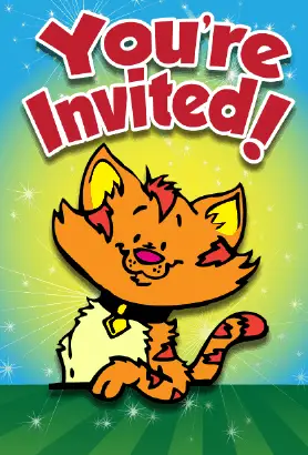Cat Collar Invitation