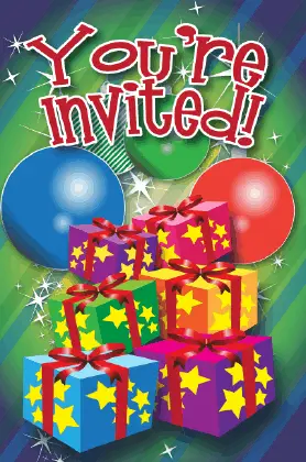 Christmas Presents Invitation