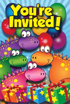Dinosaurs Gifts Invitation