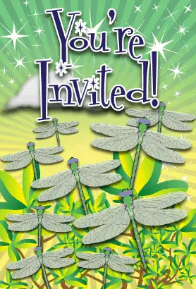 Dragonfly Invitation