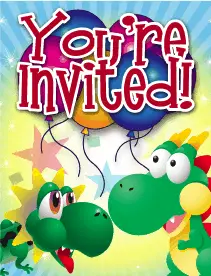 Dragons Small Invitation