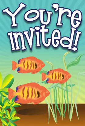 Goldfish Invitation