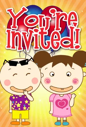 Kids with Grins Invitation