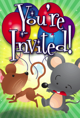 Mice Invitation