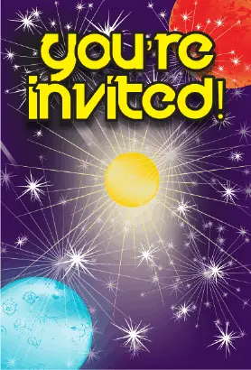 Planets Invitation