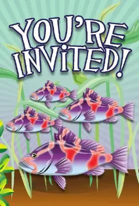 Sea Bass Invitation