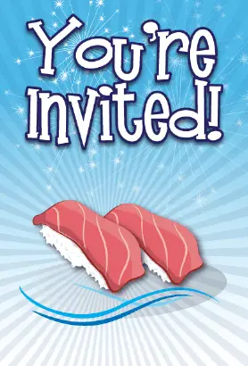 Sushi Toro Invitation