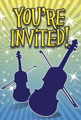 Violins Invitation