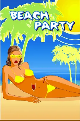 Beach Party Invitation