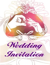 Wedding Invitation with Rings (small)