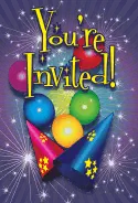 Birthday Hats Invitation