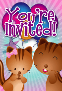 Chipmunks Invitation