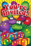 Dinosaur Gifts Invitation