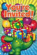 Dinosaurs Invitation