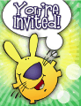 Funny Bunny Small Invitation