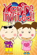 Kids with Grins Invitation