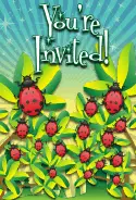 Ladybug Invitation