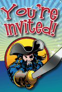 Pirate Sword Invitation