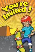 Skateboard Invitation
