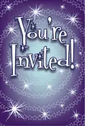 Space Stars Invitation
