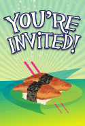Sushi Unagi Invitation