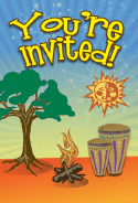 Tribal Drums Invitation