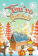 Winter Scene Invitation