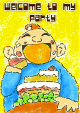 Birthday Party Man Cake (small)
