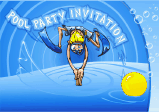 Pool Party Invitation